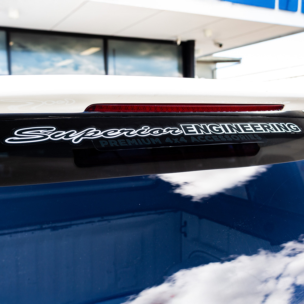 Superior Large Sticker Black 670mm x 80mm (Type 1 Design) - SUP-SLBK-1